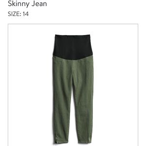 Maternity pant, zipper ankle size 14